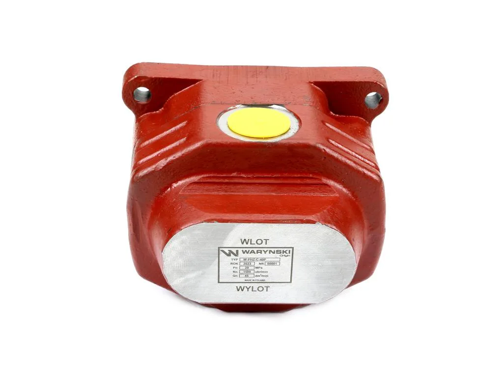 Pompa hydrauliczna zębata do Cyklop PZS-KZ-40P (obroty prawe) 20Mpa w korpusie żeliwnym Waryński - obrazek 3