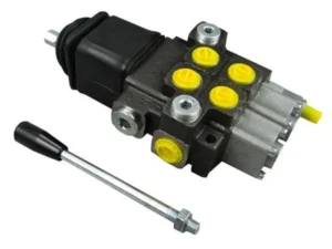 Rozdzielacz hydrauliczny 2-sekcyjny max przepływ 40L z joystickiem Waryński