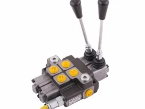 Rozdzielacz hydrauliczny 2-sekcyjny max przepływ 40L (1 sekcja - z zatrzaskiem) Waryński
