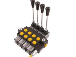 Rozdzielacz hydrauliczny 4-sekcyjny max przepływ 40L (1 sekcja z zatrzaskiem) Waryński