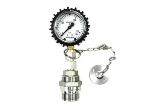 Zestaw pomiarowy ciśnienia hydrauliki z manometrem 160 bar gniazdo skręcane Waryński