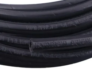 Wąż hydrauliczny do urządzeń myjących (do gorącej wody) DN06 2-oplotowy 400 Bar 155 stopni Waryński (sprzedawany po 50m)