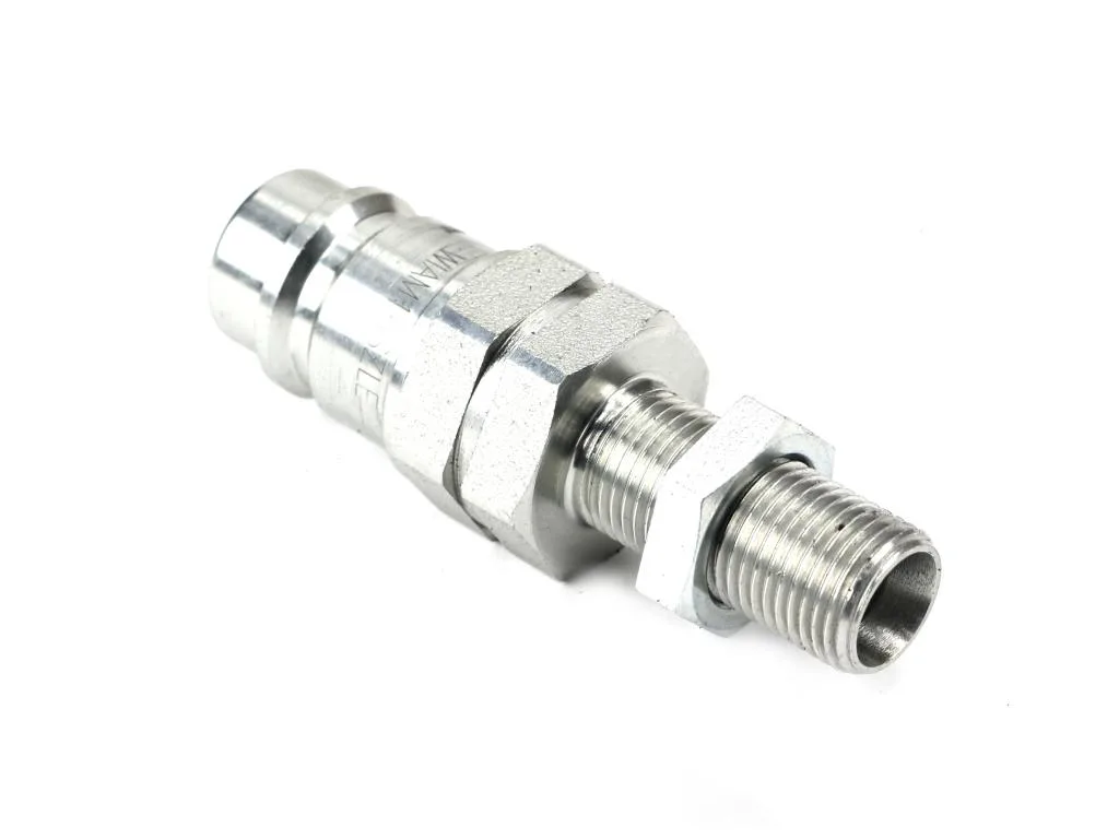 Szybkozłącze hydrauliczne wtyczka long M16x1.5 gwint zewnętrzny EURO (ISO 7241-A) z eliminatorem ciśnienia Waryński - obrazek 2
