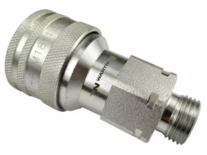 Szybkozłącze hydrauliczne gniazdo M18x1.5 gwint zewnętrzny EURO (9100818G) (ISO 7241-A) Waryński (opakowanie 50szt)