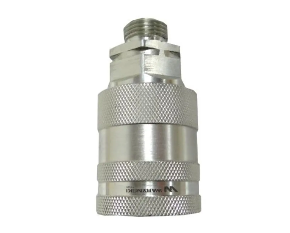 Szybkozłącze hydrauliczne gniazdo M18x1.5 gwint zewnętrzny EURO PUSH-PULL (9100818G) (ISO 7241-A) Waryński (opakowanie 10szt) - obrazek 3
