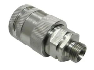 Szybkozłącze hydrauliczne gniazdo M18x1.5 gwint zewnętrzny EURO PUSH-PULL (9100818G) (ISO 7241-A) Waryński (opakowanie 10szt)