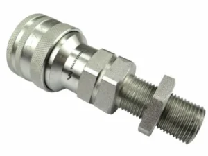 Szybkozłącze hydrauliczne gniazdo long M18x1.5 gwint zewnętrzny EURO (9100818GL) (ISO 7241-A) Waryński (opakowanie 10szt)