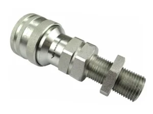 Szybkozłącze hydrauliczne gniazdo long M18x1.5 gwint zewnętrzny EURO (9100818GL) (ISO 7241-A) Waryński (opakowanie 50szt)
