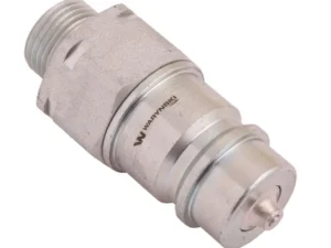 Szybkozłącze hydrauliczne wtyczka M18x1.5 gwint zewnętrzny EURO (9100818W) (ISO 7241-A) Waryński (opakowanie 100szt)