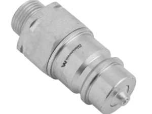 Szybkozłącze hydrauliczne wtyczka M18x1.5 gwint zewnętrzny EURO (9100818W) (ISO 7241-A) Waryński (opakowanie 10szt)