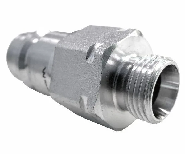 Szybkozłącze hydrauliczne wtyczka M18x1.5 gwint zewnętrzny EURO (9100818W) (ISO 7241-A) Waryński (opakowanie 50szt) - obrazek 2