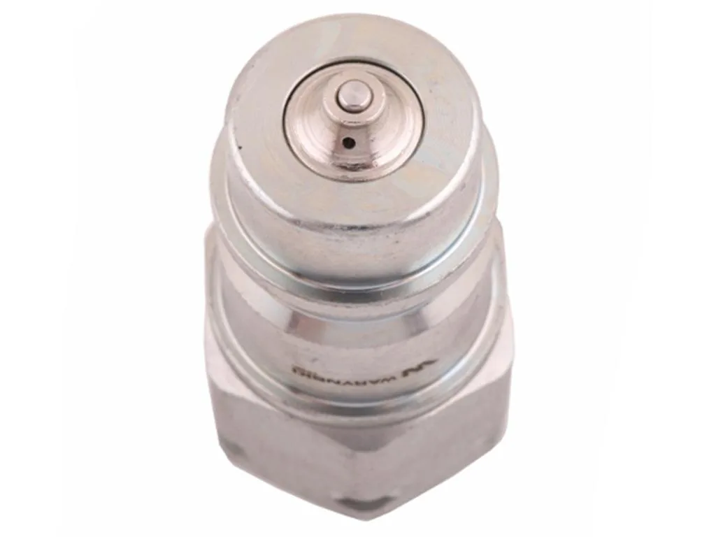 Szybkozłącze hydrauliczne wtyczka z eliminatorem ciśnienia M18x1.5 gwint zew. EURO (9100818W) (ISO 7241-A) Waryński (opakowanie 10szt) - obrazek 3