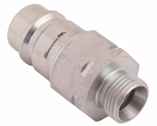 Szybkozłącze hydrauliczne wtyczka z eliminatorem ciśnienia M18x1.5 gwint zew. EURO (9100818W) (ISO 7241-A) Waryński - obrazek 3