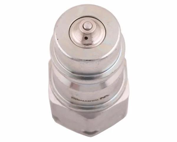 Szybkozłącze hydrauliczne wtyczka z eliminatorem ciśnienia M18x1.5 gwint zew. EURO (9100818W) (ISO 7241-A) Waryński
