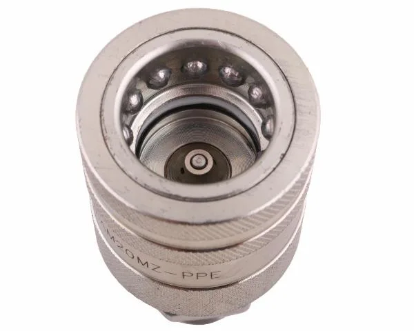 Szybkozłącze hydrauliczne gniazdo z eliminatorem ciśnienia M20x1.5 gwint zew. EURO PUSH-PULL (9100822G) (ISO 7241-A) Waryński - obrazek 3