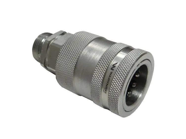 Szybkozłącze hydrauliczne gniazdo M22x1.5 gwint zewnętrzny EURO PUSH-PULL (9100822G) (ISO 7241-A) Waryński (opakowanie 10szt) - obrazek 2