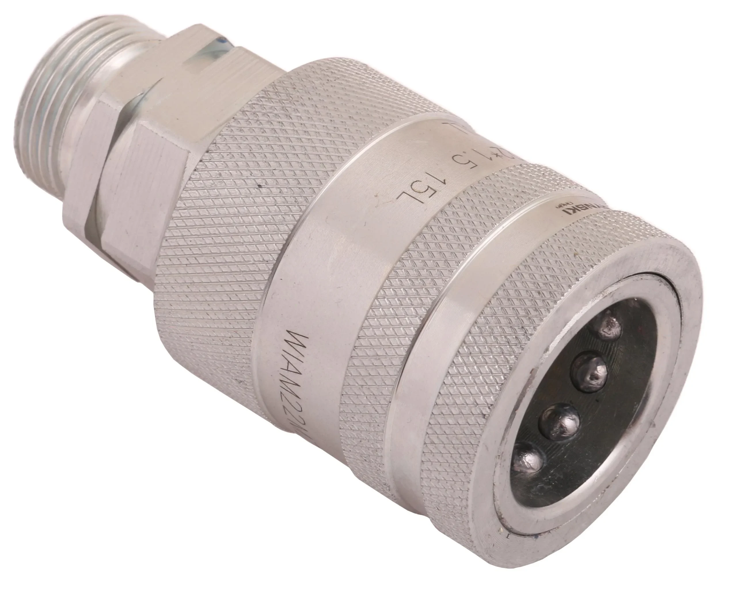 Szybkozłącze hydrauliczne gniazdo z eliminatorem ciśnienia M22x1.5 gwint zew. EURO PUSH-PULL (9100822G) (ISO 7241-A) Waryński - obrazek 4