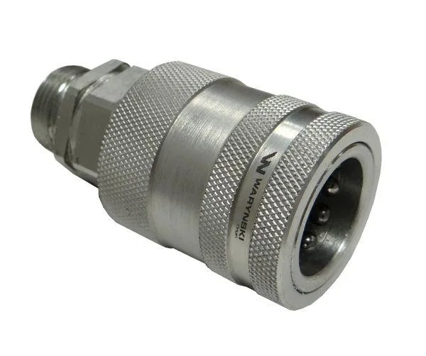 Szybkozłącze hydrauliczne gniazdo M22x1.5 gwint zewnętrzny EURO PUSH-PULL (9100822G) (ISO 7241-A) Waryński - obrazek 2