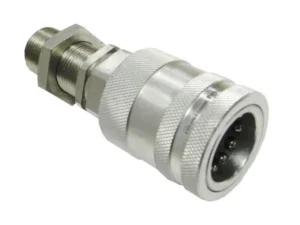 Szybkozłącze hydrauliczne gniazdo long M22x1.5 gwint zewnętrzny EURO PUSH-PULL (9100822GL) (ISO 7241-A) Waryński (opakowanie 50szt)
