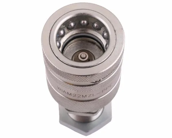 Szybkozłącze hydrauliczne gniazdo long z eliminatorem ciśnienia M22x1.5 gwint zew. EURO PUSH-PULL (9100822GL) (ISO 7241-A) Waryński - obrazek 3
