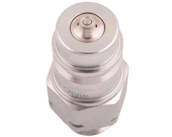 Szybkozłącze hydrauliczne wtyczka z eliminatorem ciśnienia M22x1.5 gwint zew. EURO (9100822W) (ISO 7241-A) Waryński - obrazek 3