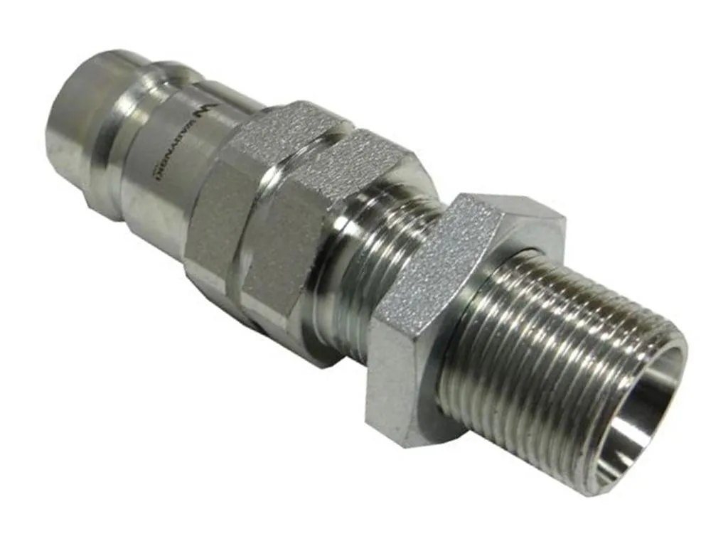Szybkozłącze hydrauliczne wtyczka long M22x1.5 gwint zewnętrzny EURO (9100822W) (ISO 7241-A) Waryński (opakowanie 10szt)