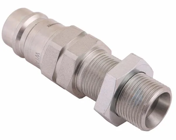 Szybkozłącze hydrauliczne wtyczka long z eliminatorem ciśnienia M22x1.5 gwint zew. EURO (9100822W) (ISO 7241-A) Waryński - obrazek 3