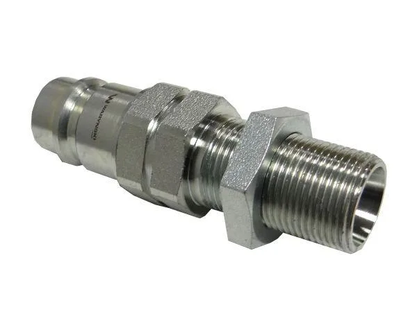 Szybkozłącze hydrauliczne wtyczka long M22x1.5 gwint zewnętrzny EURO (9100822W) (ISO 7241-A) Waryński