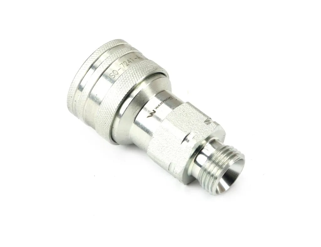 Szybkozłącze hydrauliczne gniazdo G1/2"BSP gwint zewnętrzny EURO ISO 7241-A Waryński - obrazek 2