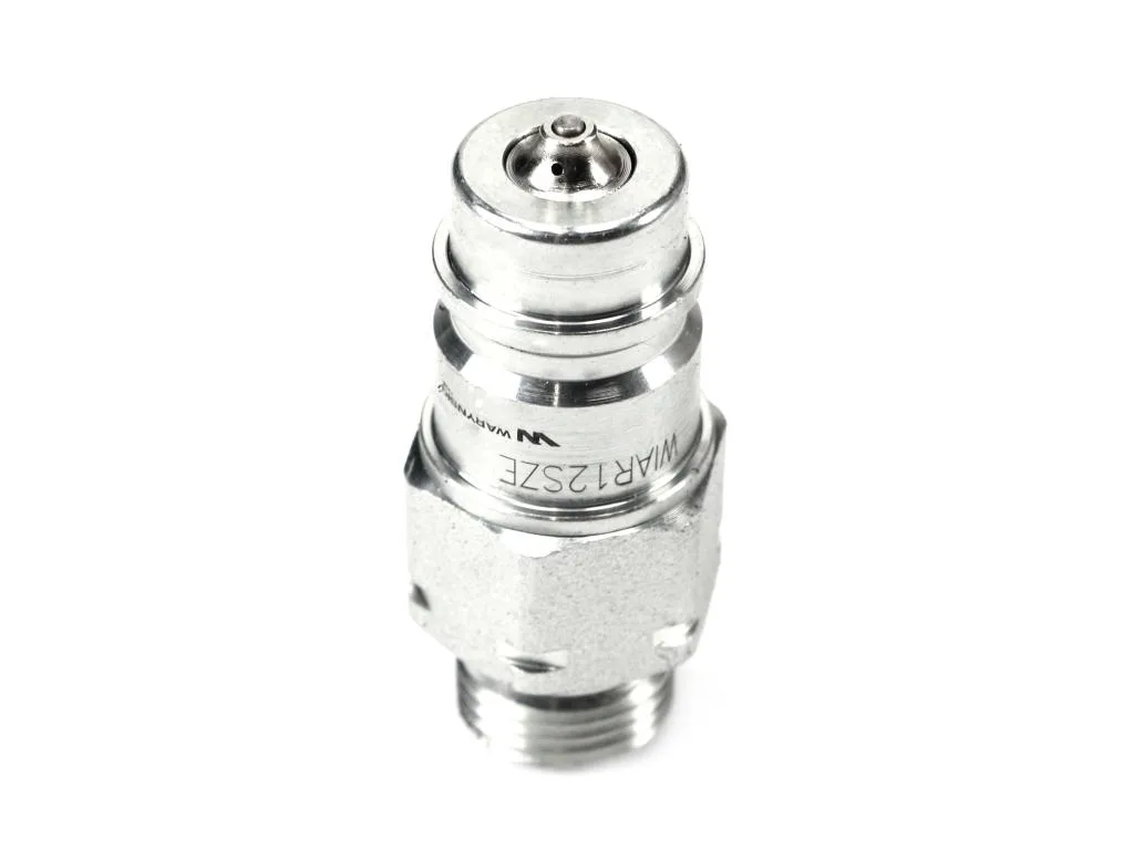 Szybkozłącze hydrauliczne wtyczka G1/2"BSP gwint zewnętrzny EURO ISO 7241-A z eliminatorem ciśnienia Waryński - obrazek 3