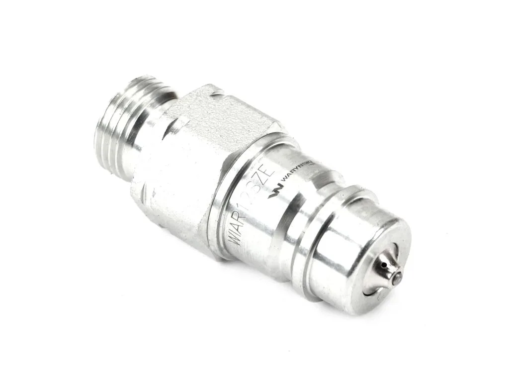 Szybkozłącze hydrauliczne wtyczka G1/2"BSP gwint zewnętrzny EURO ISO 7241-A z eliminatorem ciśnienia Waryński