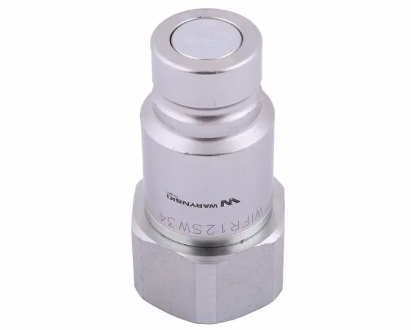 Szybkozłącze hydrauliczne suchoodcinające (rozmiar 1/2) wtyczka G3/4"BSP gwint wewnętrzny ISO16028 Waryński - obrazek 4