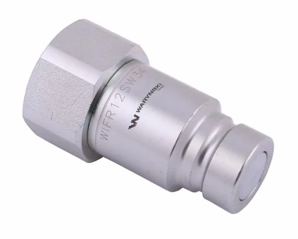 Szybkozłącze hydrauliczne suchoodcinające (rozmiar 1/2) wtyczka G3/4"BSP gwint wewnętrzny ISO16028 Waryński