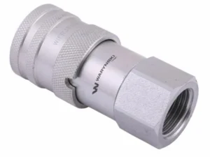 Szybkozłącze hydrauliczne suchoodcinające (rozmiar 3/8) gniazdo G1/2"BSP gwint wewnętrzny ISO16028 Waryński