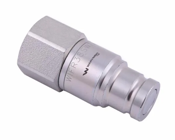 Szybkozłącze hydrauliczne suchoodcinające (rozmiar 3/8) wtyczka G1/2"BSP gwint wewnętrzny ISO16028 Waryński - obrazek 2