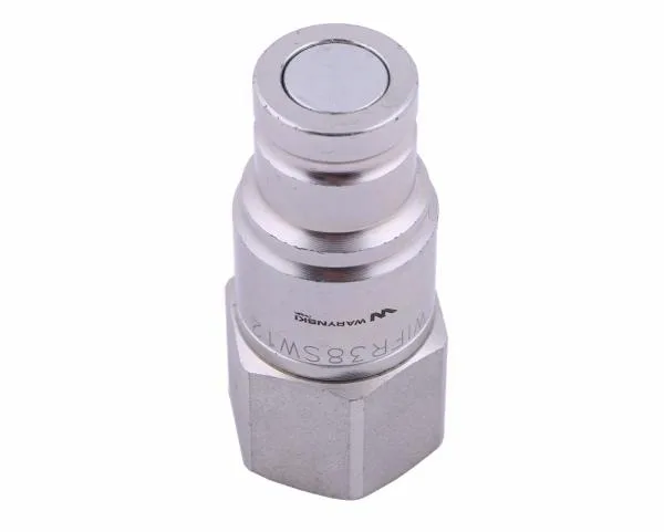 Szybkozłącze hydrauliczne suchoodcinające (rozmiar 3/8) wtyczka G1/2"BSP gwint wewnętrzny ISO16028 Waryński