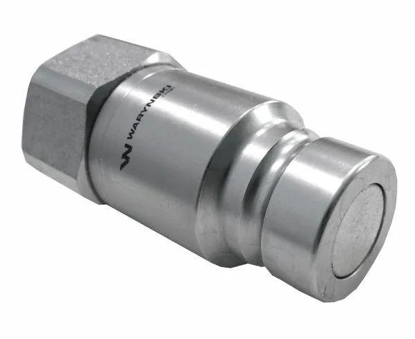 Szybkozłącze hydrauliczne suchoodcinające wtyczka G3/8"BSP gwint wewnętrzny ISO16028 Waryński - obrazek 4