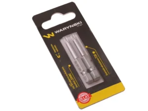Końcówki wkrętakowe bity PZ1 50mm Waryński komplet w blistrze dwusztukowym