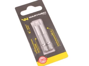 Końcówki wkrętakowe bity PZ2 50mm Waryński komplet w blistrze dwusztukowym