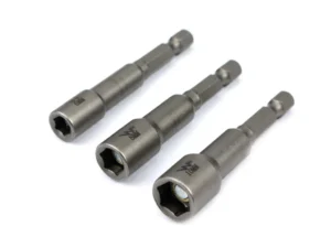 Zestaw nasadek z uchwytem narzedziowym 6. 8. 10 mm długość 65 mm Waryński