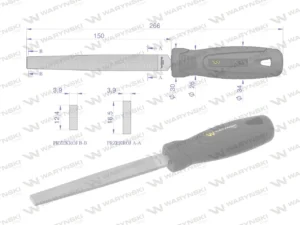 Pilnik płaski 150 mm Waryński