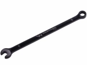 Klucz płasko-oczkowy 6 mm. CrV standard ASME B107-2010 Waryński