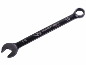 Klucz płasko-oczkowy 15 mm. CrV standard ASME B107-2010 Waryński