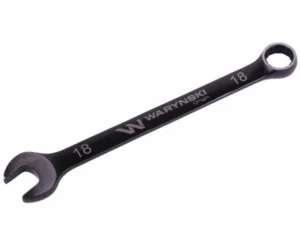 Klucz płasko-oczkowy 18 mm. CrV standard ASME B107-2010 Waryński