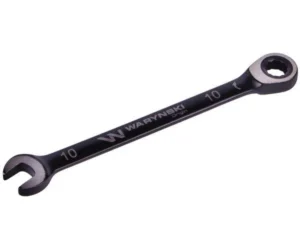 Klucz płasko-oczkowy 10 mm z grzechotką 72 zęby standard ASME B107-2010 Waryński