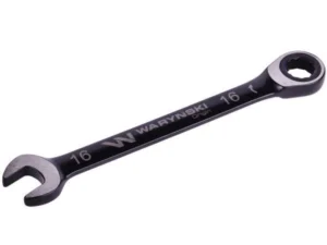 Klucz płasko-oczkowy 16 mm z grzechotką 72 zęby standard ASME B107-2010 Waryński