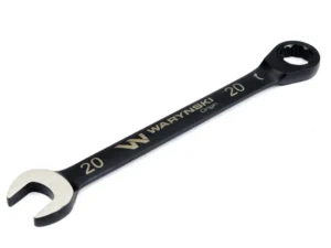 Klucz płasko-oczkowy 20 mm z grzechotką 72 zęby standard ASME B107-2010 Waryński