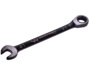 Klucz płasko-oczkowy 21 mm z grzechotką 72 zęby standard ASME B107-2010 Waryński