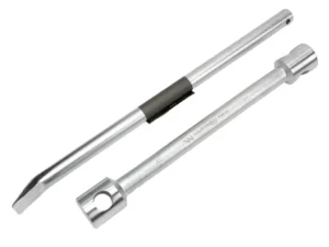 Klucz do kół , 395 mm długości rozmiar 27x32 mm z łyżką, do prac montażowych i demontażowych w mechanice , Waryński