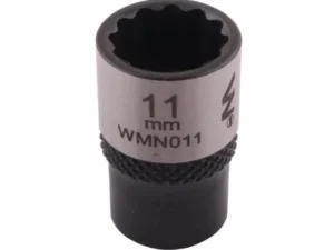 Nasadka dwunastokątna 1/4". 11 mm. CrV50BV30. DIN 3124. Waryński